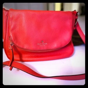 Kate Spade Scarlet Red Crossbody bag.